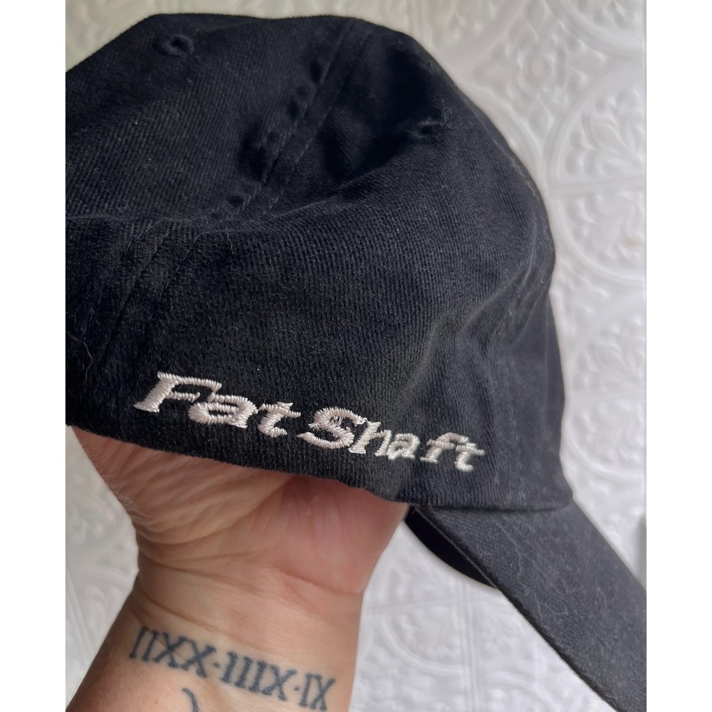 New Wilson Fat Shaft Smart-Core‎ Black Adjustable Baseball Hat Golf Hat Cap NWT - Picture 5 of 7